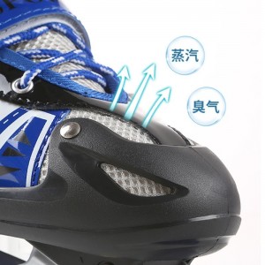 单闪儿童溜冰鞋PVC轮全套装轮滑鞋滑冰鞋男女滑轮可调节厂家