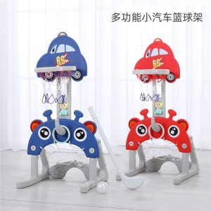 跳跳鼠童篮球架室内家用可升降篮球框投篮架婴儿宝宝投篮球类玩具