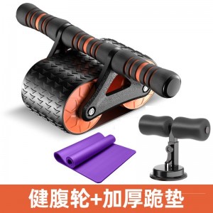 坦克轮健腹轮吸盘卷腹器仰卧起坐辅助器套装 腹肌轮瘦身运动套装