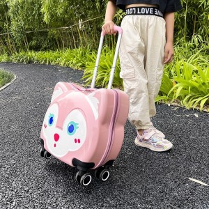 大容量儿童拉杆箱批发印logo玲娜贝尔学生行李箱万向轮卡通旅行箱