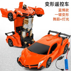 仿真模型手势感应机器人 男孩汽车玩具 儿童可变形遥控车玩具