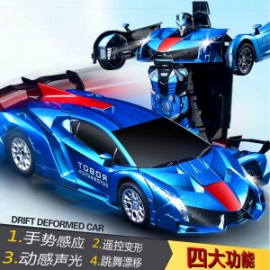 儿童变形车1：12变形遥控车金刚玩具变形机器人夜市摆摊地摊玩具