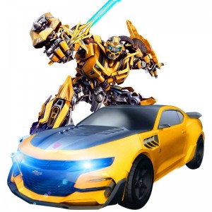 Transformable Bumblebee Transformable Remote Control Car Gesture Sensing Transforming Robot Kids Toy 3-7