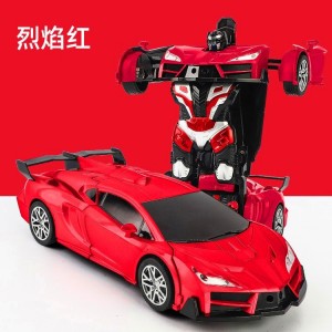 玩具车儿童充电RC电动汽车赛车2.4G遥控车感应变形遥控汽车
