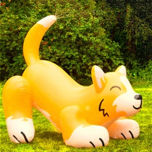 inflatable pvc water spray dog outdoor giant water spray dog mount kids inflatable toy outdoor pvc water spray toy
