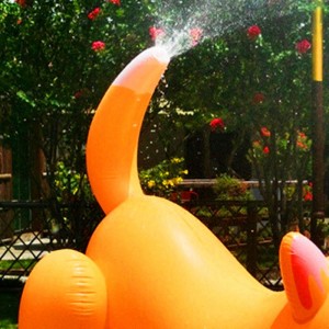 inflatable pvc water spray dog outdoor giant water spray dog mount kids inflatable toy outdoor pvc water spray toy