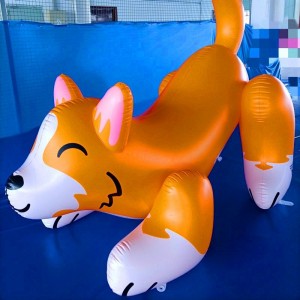 inflatable pvc water spray dog outdoor giant water spray dog mount kids inflatable toy outdoor pvc water spray toy