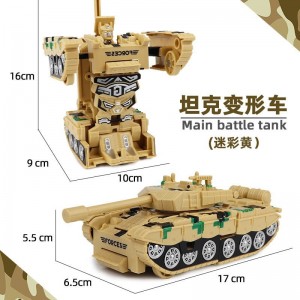 撞击恐龙车模型儿童变形玩具摆摊男孩惯性汽车地摊