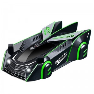 感应追光爬墙车儿童灯光漂移车充电编程RC遥控特技车男孩玩具