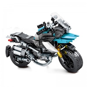 兼容乐高积木哈雷摩托车机械狂飙拼装玩具男孩川崎机车模型摆件