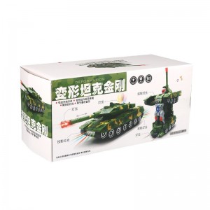 电动变形坦克万向变形汽车玩具车灯光音乐电动变形机器人