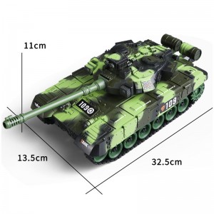 Remote control tank can fire crawler large car simulation model for kids boys rechargeable toy gift