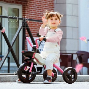 折叠脚踏车 1-3岁婴幼儿小孩童车 儿童三轮车 儿童脚踏三轮车