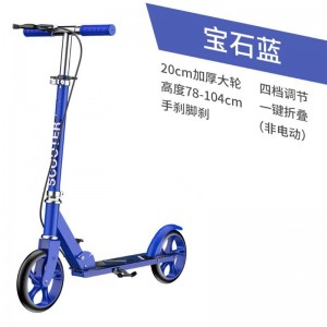 儿童滑板车大学生两轮儿童滑板车可折叠城市上班校车成人折叠代步