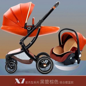 婴儿推车可坐可躺双向轻便折叠高景观新生儿童宝宝手推车