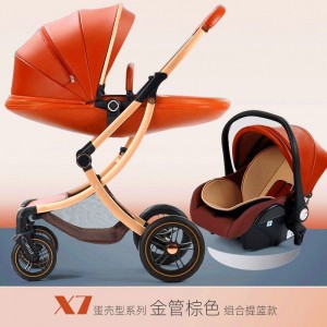 婴儿推车可坐可躺双向轻便折叠高景观新生儿童宝宝手推车