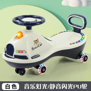 儿童扭扭车 带音乐灯光静音闪光轮1-7岁 男女宝宝溜溜车