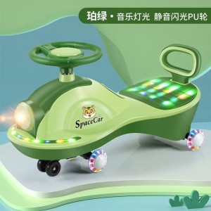 儿童扭扭车 带音乐灯光静音闪光轮1-7岁 男女宝宝溜溜车