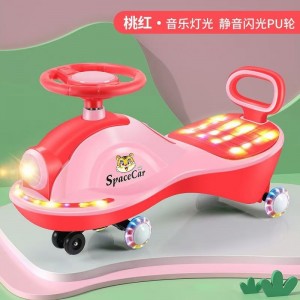 儿童扭扭车 带音乐灯光静音闪光轮1-7岁 男女宝宝溜溜车