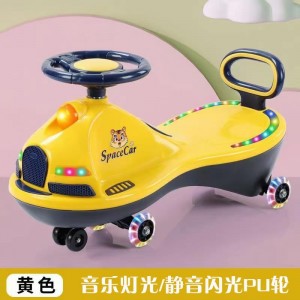 儿童扭扭车 带音乐灯光静音闪光轮1-7岁 男女宝宝溜溜车