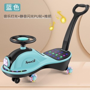 儿童扭扭车静音万向轮宝宝不侧翻大人可坐平衡学步摇摆滑行妞妞车