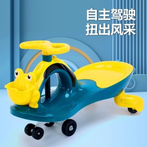 Children's scooter, anti-rollover, baby toy, girl car, kid's sliding swing roller, stroller