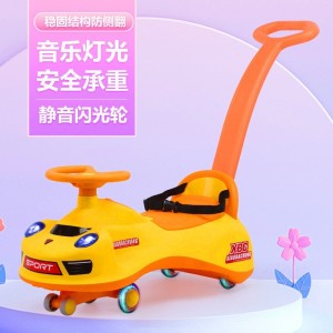 Children's scooter yo-yo anti-rollover music light baby glide walker 2-8 stroller for boys and girls
