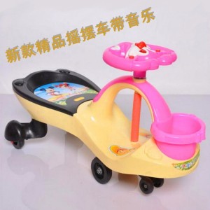 Stroller with music, boutique swing car, new children's scooter, 1-3 year old yo-yo, niu niu car, children