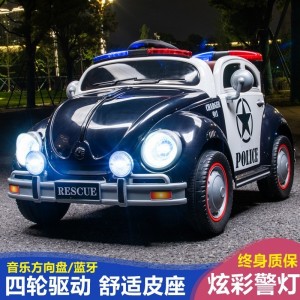 儿童复古电动四轮车汽车幼儿遥控1-3岁宝宝4轮玩具车小孩充电可坐