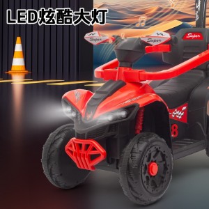 儿童遥控自驾三轮车宝宝四轮沙滩车电动车防侧翻安全带护栏脚踏车