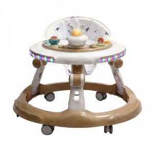 婴儿学步车6-18月男女宝宝推车7-18个月儿童玩具车静音轮灯光音乐