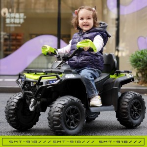 新款儿童遥控电动车汽车小孩可坐人充电沙滩车