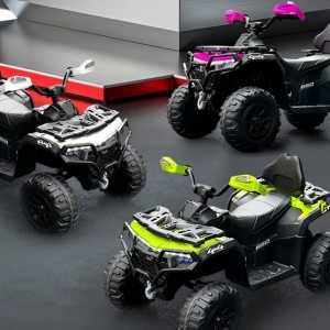 新款儿童遥控电动车汽车小孩可坐人充电沙滩车