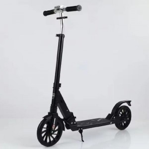 踢踏板车高品质折叠踏板车 带2个大轮踢脚踏板车适合儿童