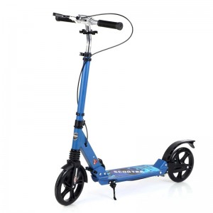 滑板自行车成人踏板车大轮自由式踢成人踏板车踢和脚踏板车