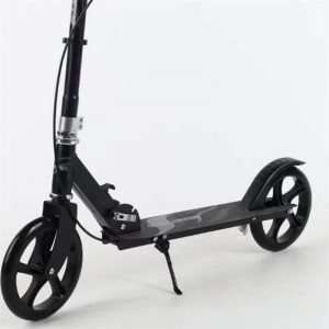 成人手刹滑板车儿童踏板车青少年上班平衡车大轮二轮可折叠代步车