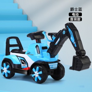 可坐人挖挖机男孩挖土机小孩可坐勾机电动儿童挖掘机玩具车 大型