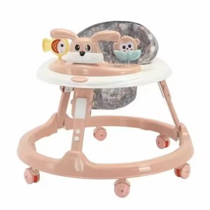 婴儿学步车防O型腿多种功能防侧翻男女宝宝助步车可推玩具学走路车