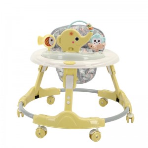 婴儿学步车防O型腿多种功能防侧翻男女宝宝助步车可推玩具学走路车