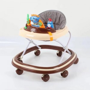 婴儿学步车防侧翻防o型腿可坐宝宝起步车6/7-18个月多种功能助步车