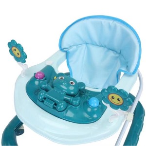 rubber wheel baby walker product learning adjustable baby walker boy and girl music