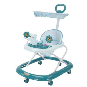 rubber wheel baby walker product learning adjustable baby walker boy and girl music