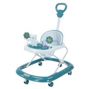 rubber wheel baby walker product learning adjustable baby walker boy and girl music