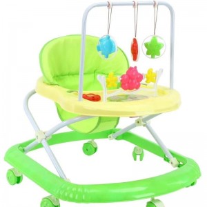 婴儿学步车全围带音乐6/7-18个月多可折叠男女宝宝儿童
