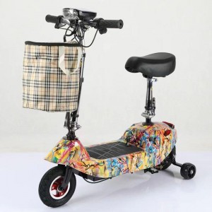 新款高品质迷你闪光附加轮儿童自行车智能电子后轮轮毂电机 3-18 岁