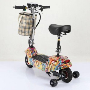 新款高品质迷你闪光附加轮儿童自行车智能电子后轮轮毂电机 3-18 岁