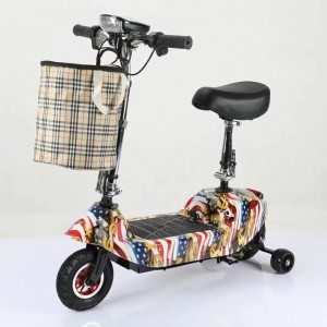 新款高品质迷你闪光附加轮儿童自行车智能电子后轮轮毂电机 3-18 岁