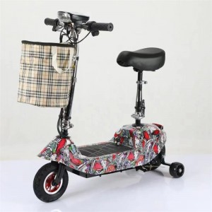 新款高品质迷你闪光附加轮儿童自行车智能电子后轮轮毂电机 3-18 岁