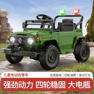 儿童电动车奔驰越野车遥控车可坐人可充电电动四轮汽车宝宝玩具车