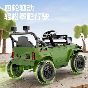儿童电动车奔驰越野车遥控车可坐人可充电电动四轮汽车宝宝玩具车